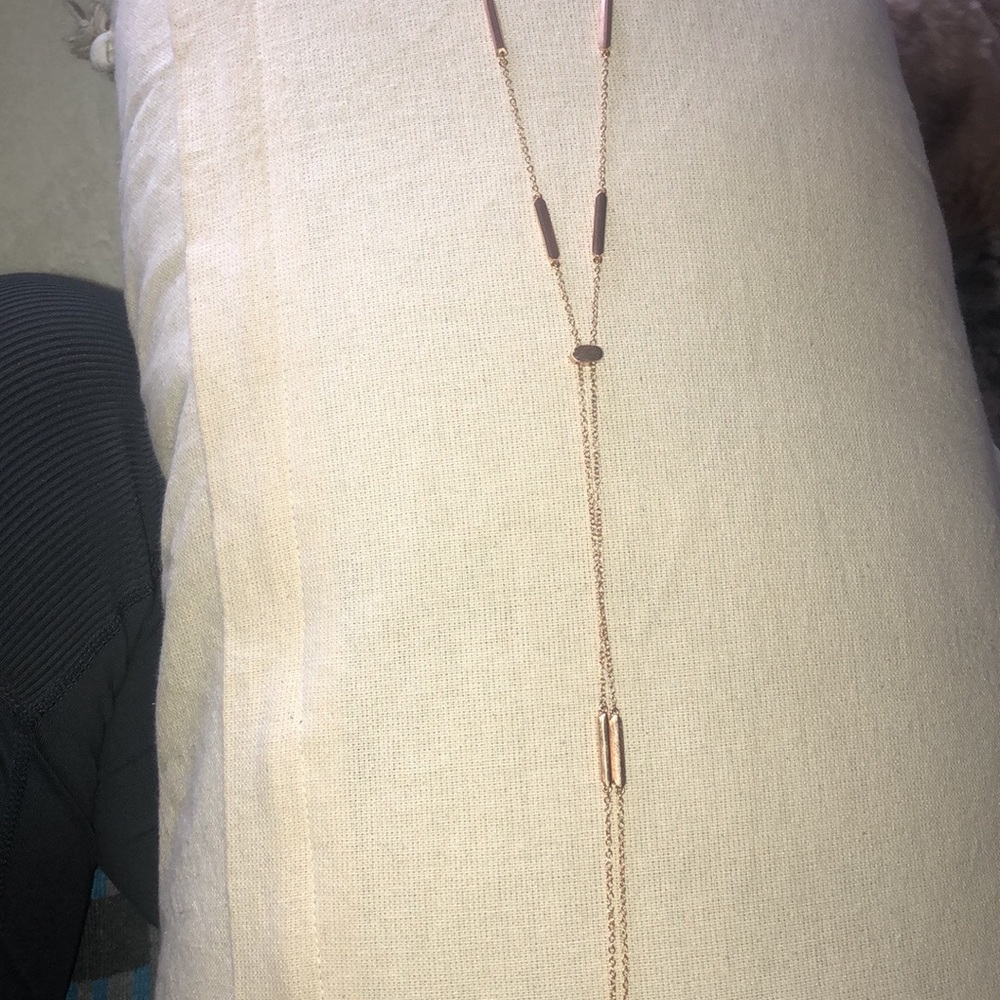 Kendra Scott Adjustable Josephine Rose Gold necklace